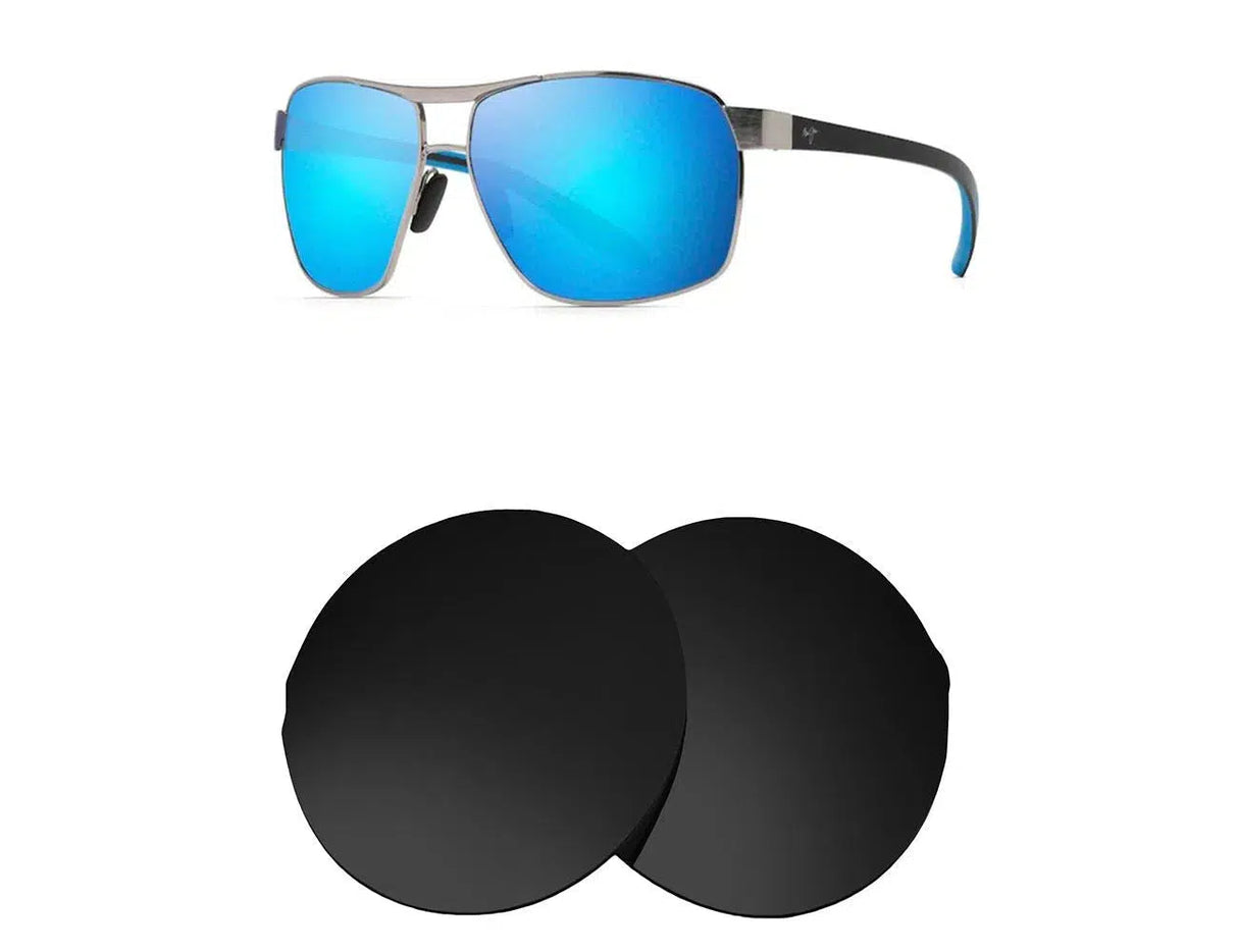 Maui Jim The Bird MJ835-Replacement Lenses-Volcanic Black-Non-Polarized-Seek Optics