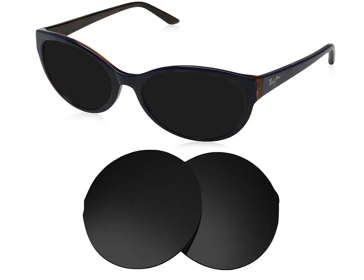 Maui Jim Venus Pool MJ100-Replacement Lenses-Volcanic Black-Non-Polarized-Seek Optics