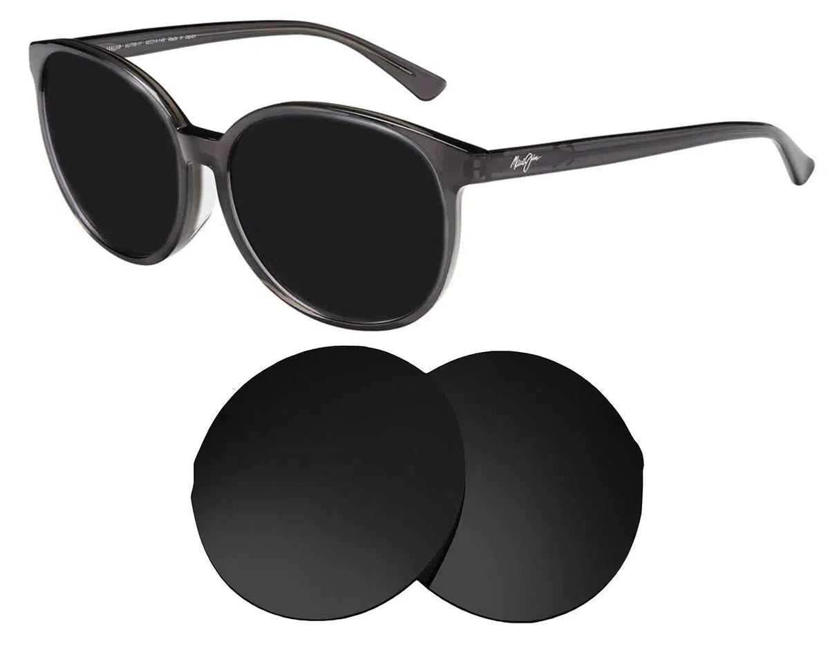 Maui Jim Water Lily MJ796-Replacement Lenses-Volcanic Black-Non-Polarized-Seek Optics