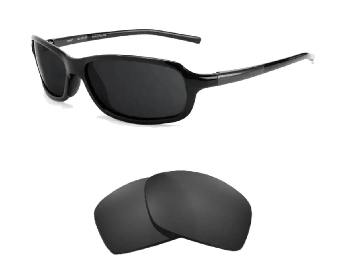 Maui Jim Whitecap MJ107-Replacement Lenses-Volcanic Black-Non-Polarized-Seek Optics
