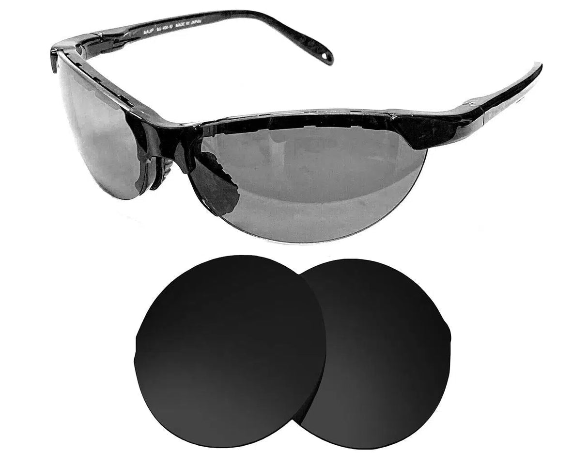 Maui Jim Windmills MJ400-Replacement Lenses-Volcanic Black-Non-Polarized-Seek Optics