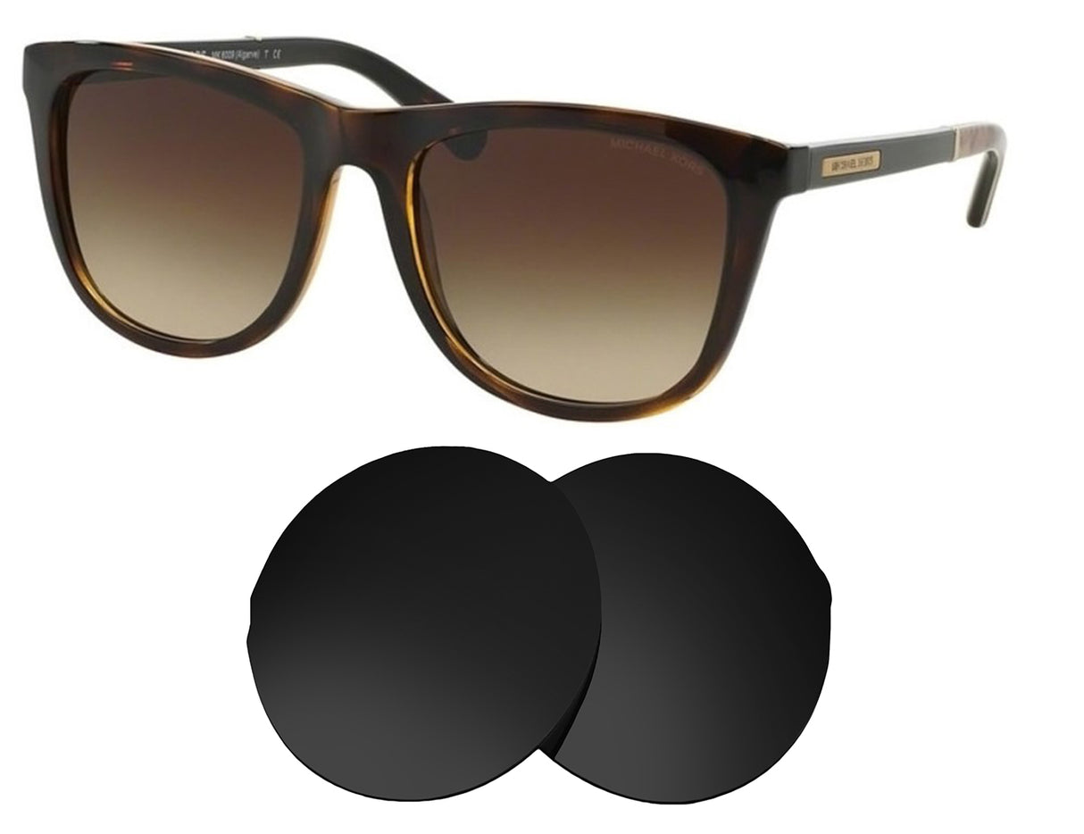 Michael Kors Algarve MK6009-Replacement Lenses-Volcanic Black-Non-Polarized-Seek Optics