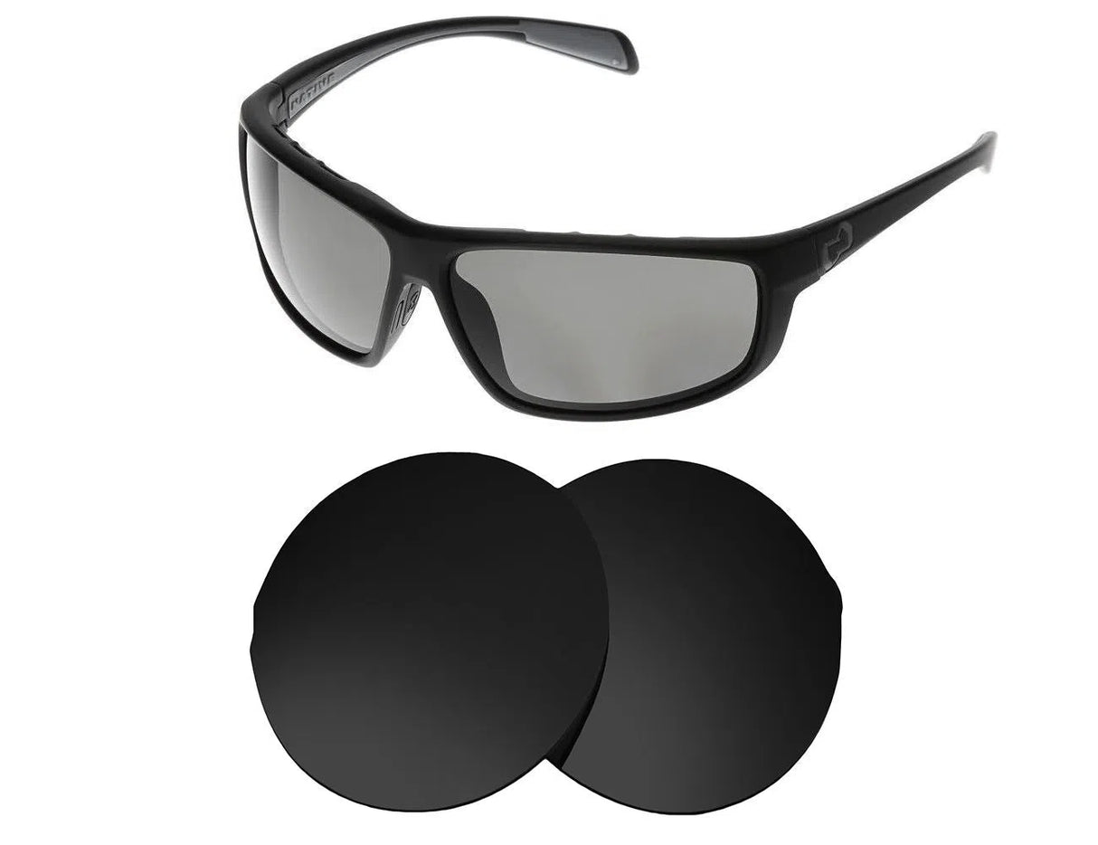 Native Big Fork-Replacement Lenses-Volcanic Black-Non-Polarized-Seek Optics