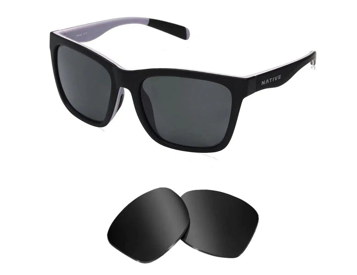 Native Braiden-Replacement Lenses-Volcanic Black-Non-Polarized-Seek Optics