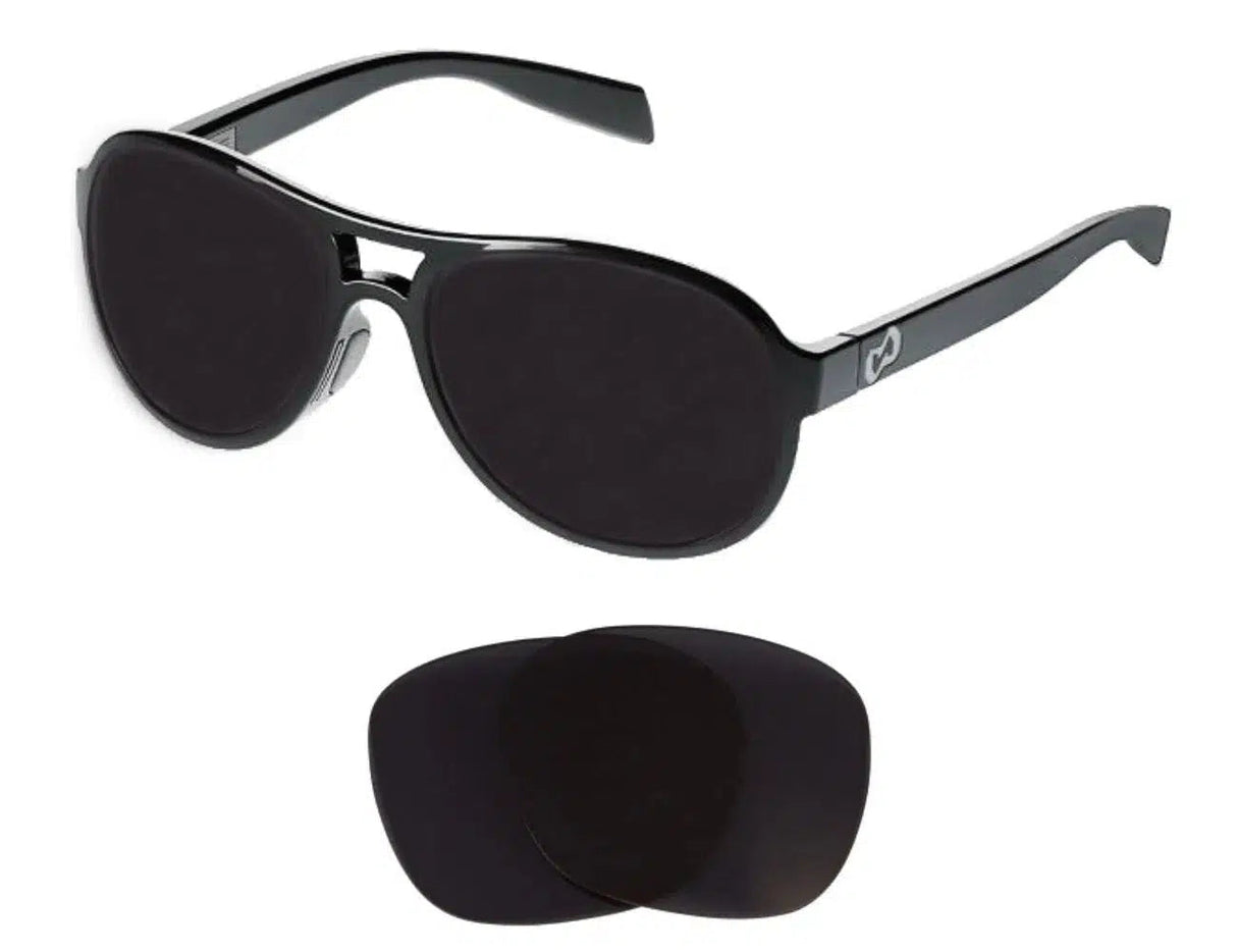 Native Chilkat-Replacement Lenses-Volcanic Black-Non-Polarized-Seek Optics