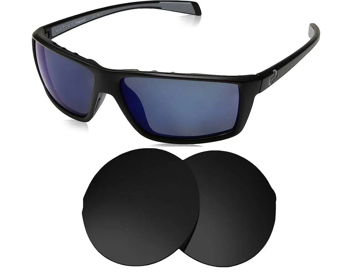 Native Sidecar-Replacement Lenses-Volcanic Black-Non-Polarized-Seek Optics