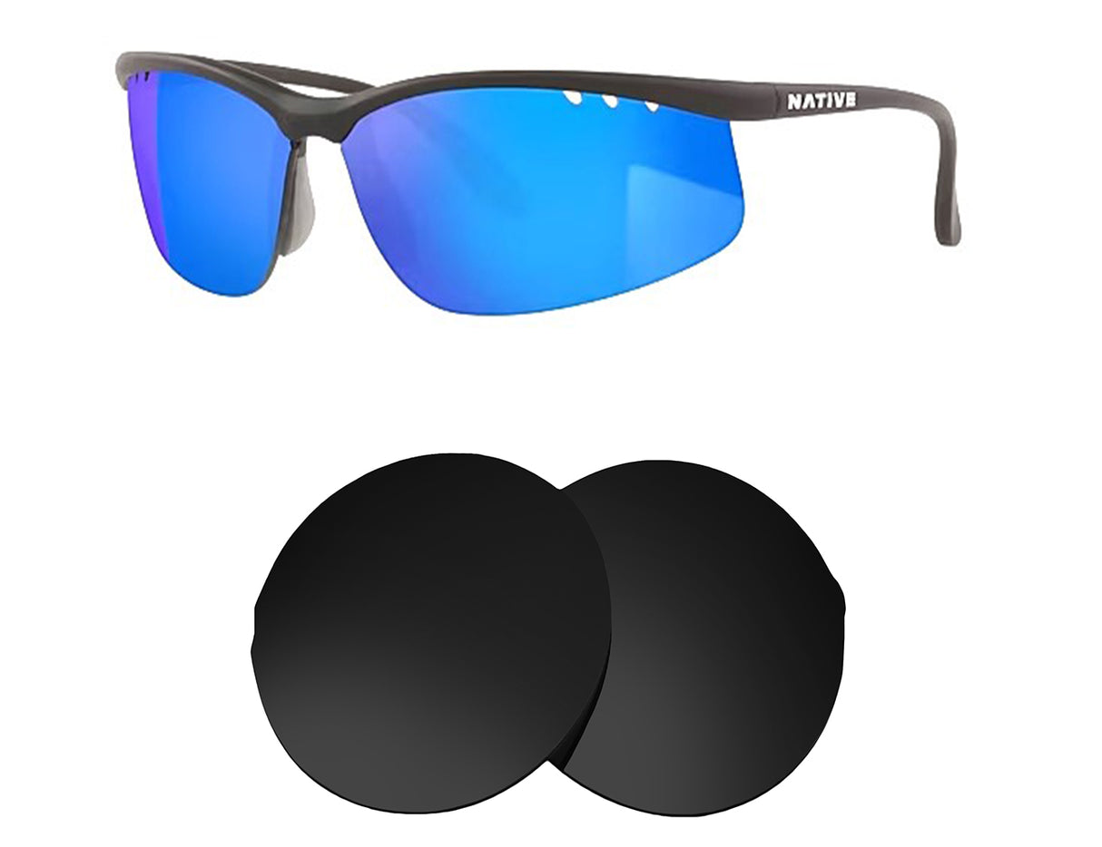 Native Dash AF-Replacement Lenses-Volcanic Black-Non-Polarized-Seek Optics