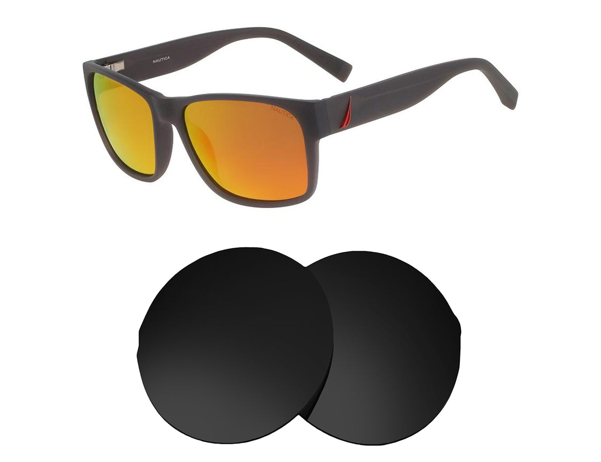 Nautica N6195S-Replacement Lenses-Volcanic Black-Non-Polarized-Seek Optics