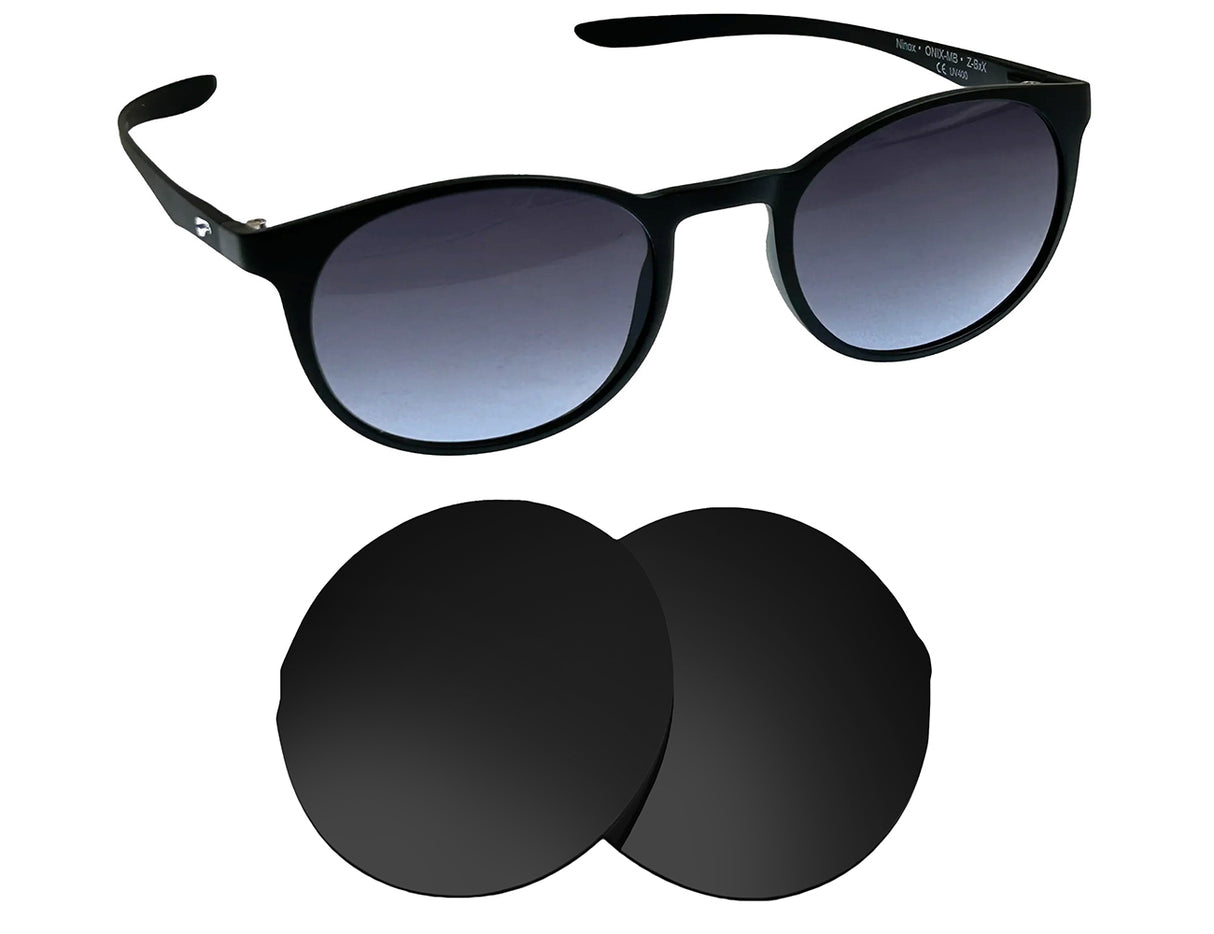 Flying Eyes Optics Ninox (Standard)-Replacement Lenses-Volcanic Black-Non-Polarized-Seek Optics