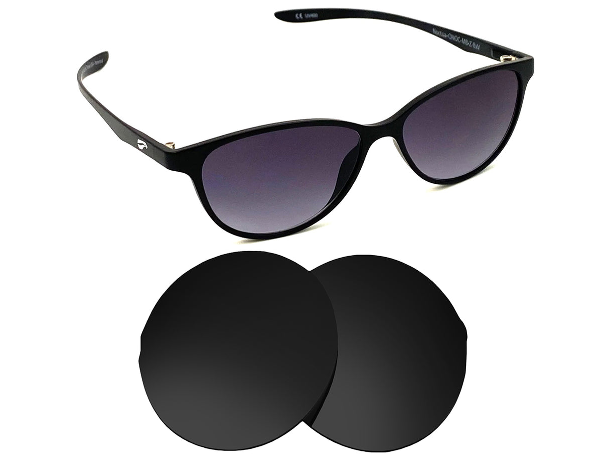 Flying Eyes Optics Noctua-Replacement Lenses-Volcanic Black-Non-Polarized-Seek Optics