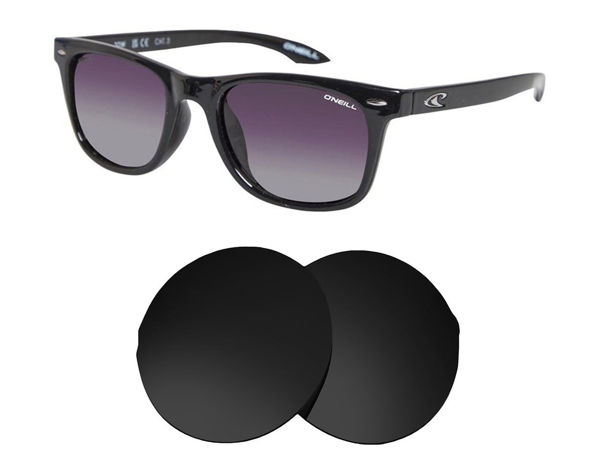 O'Neill Tow-Replacement Lenses-Volcanic Black-Non-Polarized-Seek Optics