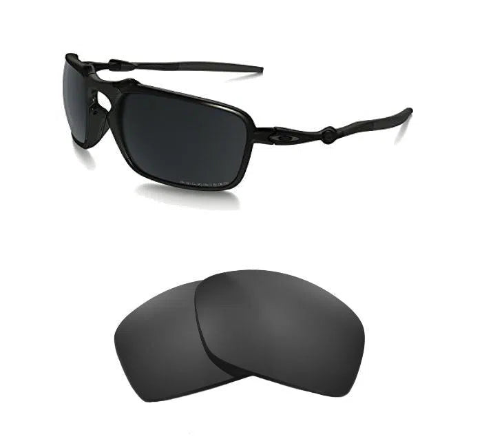 Oakley Badman (Asian Fit)-Replacement Lenses-Volcanic Black-Non-Polarized-Seek Optics