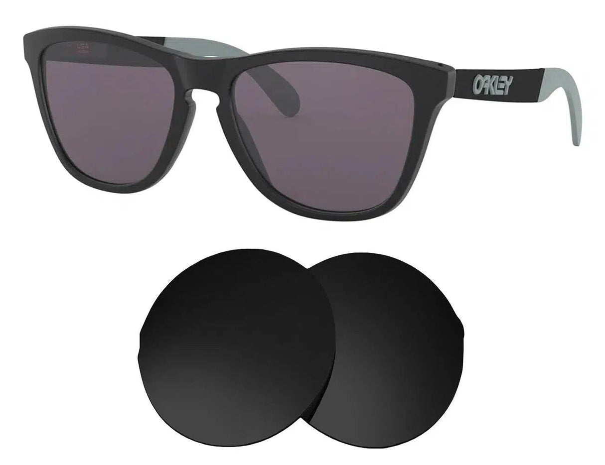 Oakley Collectors Frogskins-Replacement Lenses-Volcanic Black-Non-Polarized-Seek Optics