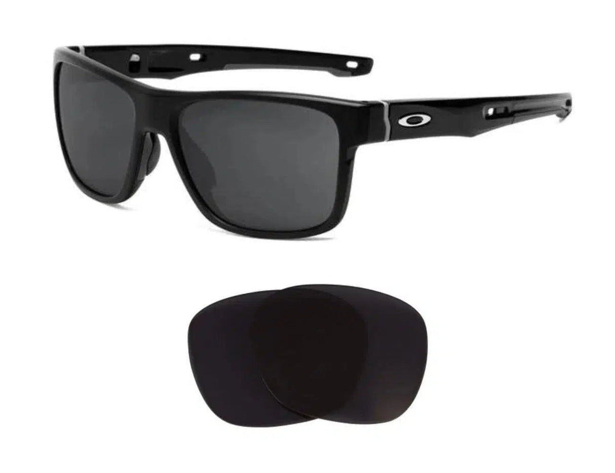 Oakley Crossrange (Low Bridge)-Replacement Lenses-Volcanic Black-Non-Polarized-Seek Optics