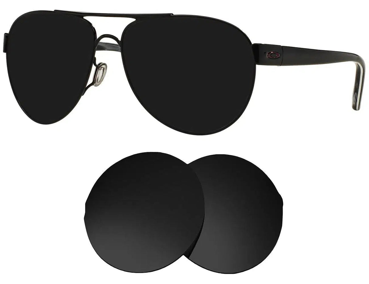 Oakley Disclosure OO4110-Replacement Lenses-Volcanic Black-Non-Polarized-Seek Optics