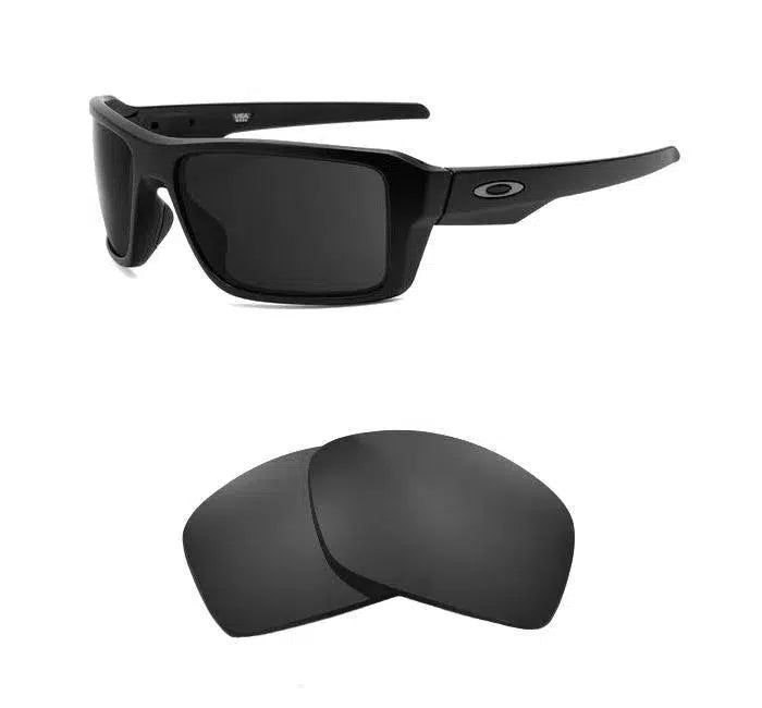 Oakley Double Edge-Replacement Lenses-Volcanic Black-Non-Polarized-Seek Optics