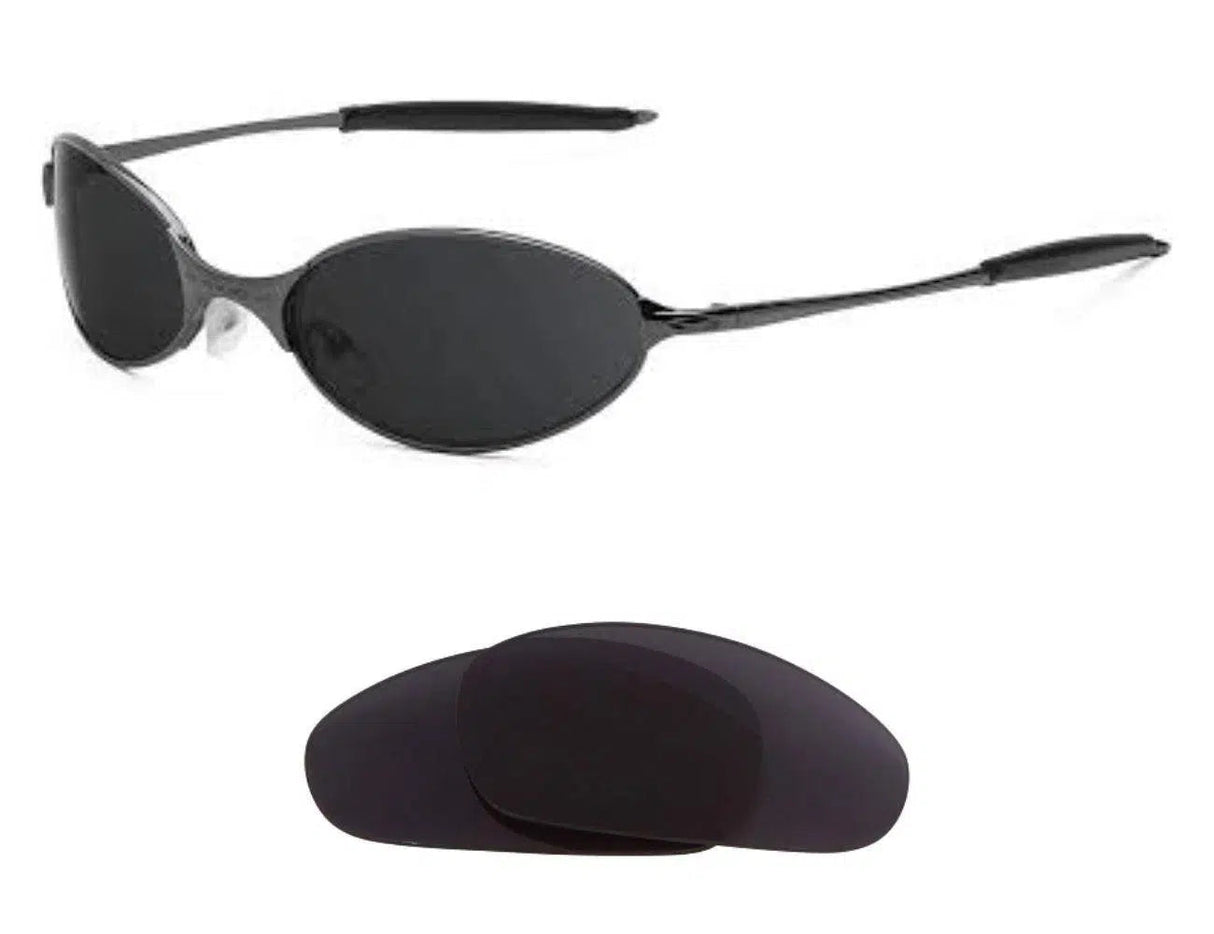 Oakley E-Wire Gen 1-Replacement Lenses-Volcanic Black-Non-Polarized-Seek Optics