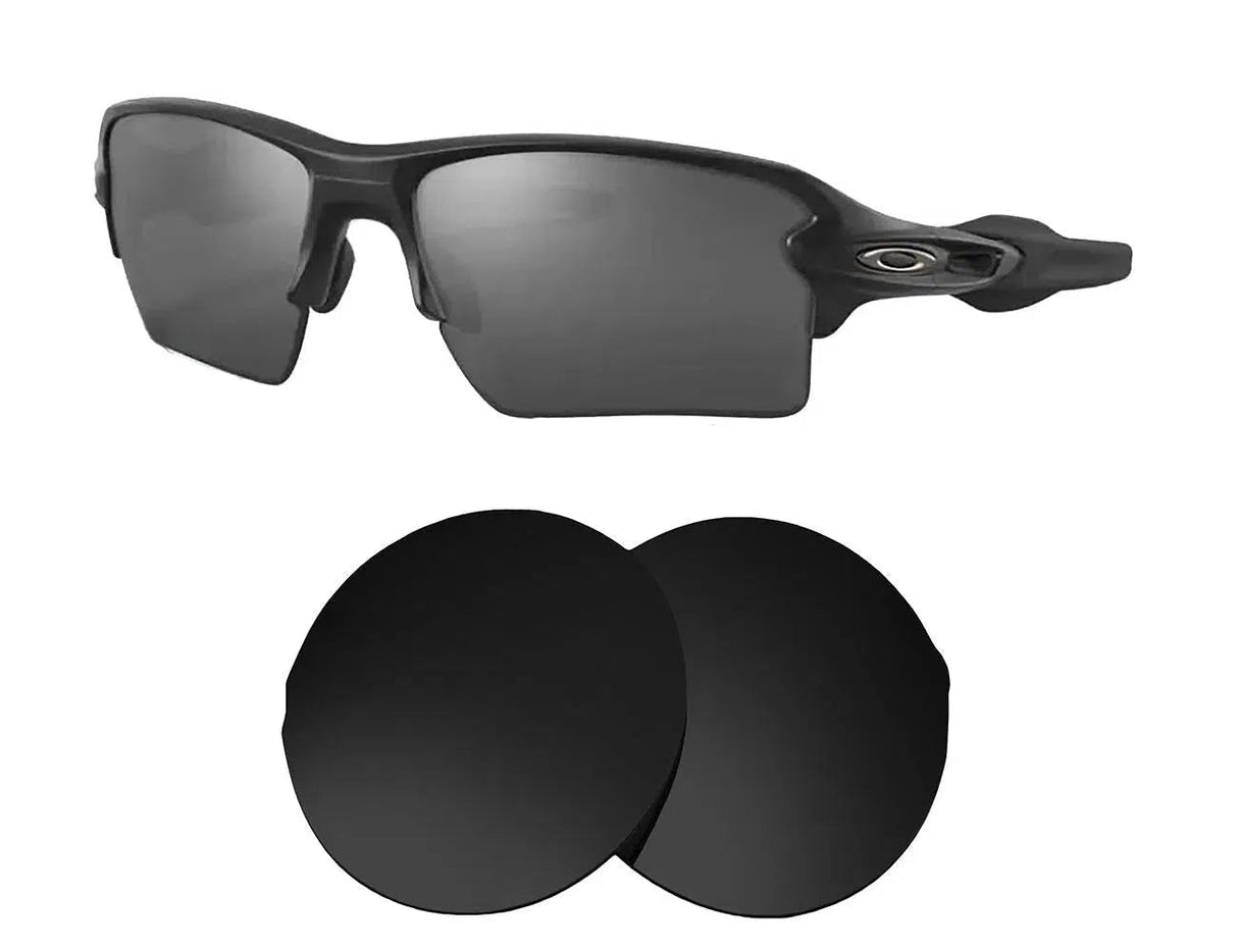 Oakley Flak 2.0-Replacement Lenses-Volcanic Black-Non-Polarized-Seek Optics