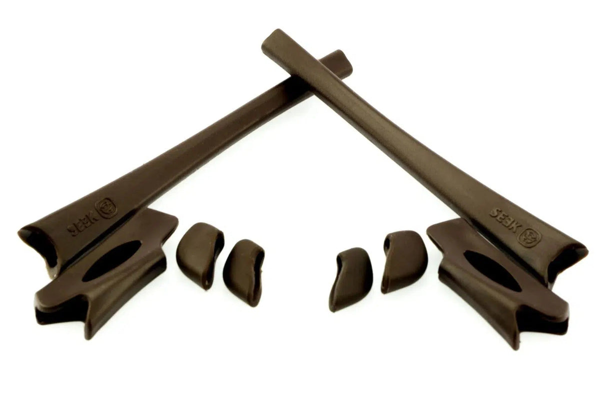 Oakley Flak Jacket-Rubber Kit-Brown-Seek Optics