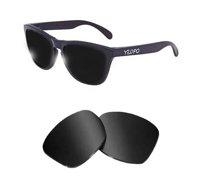 Oakley Frogskins-Replacement Lenses-Volcanic Black-Non-Polarized-Seek Optics