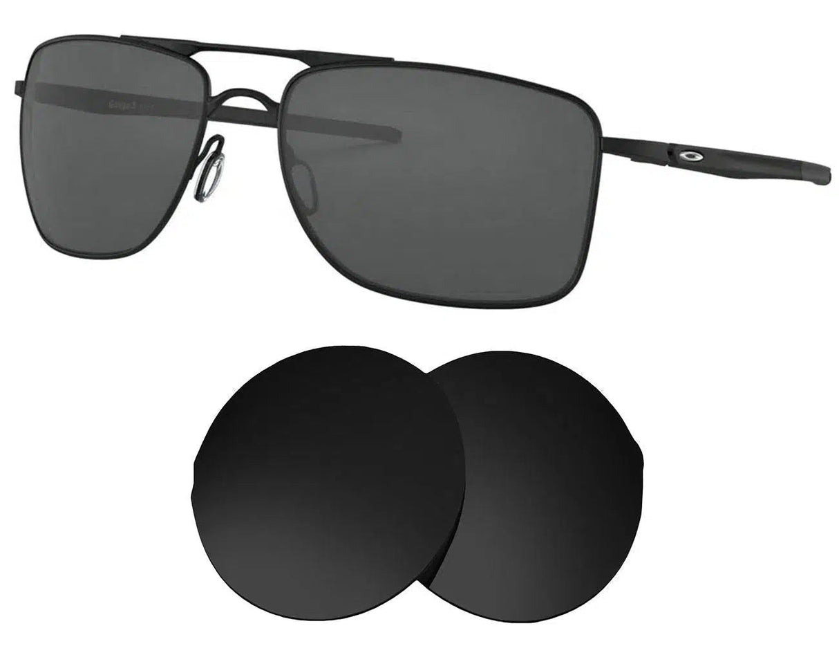Oakley Gauge 8 M (57 mm)-Replacement Lenses-Volcanic Black-Non-Polarized-Seek Optics