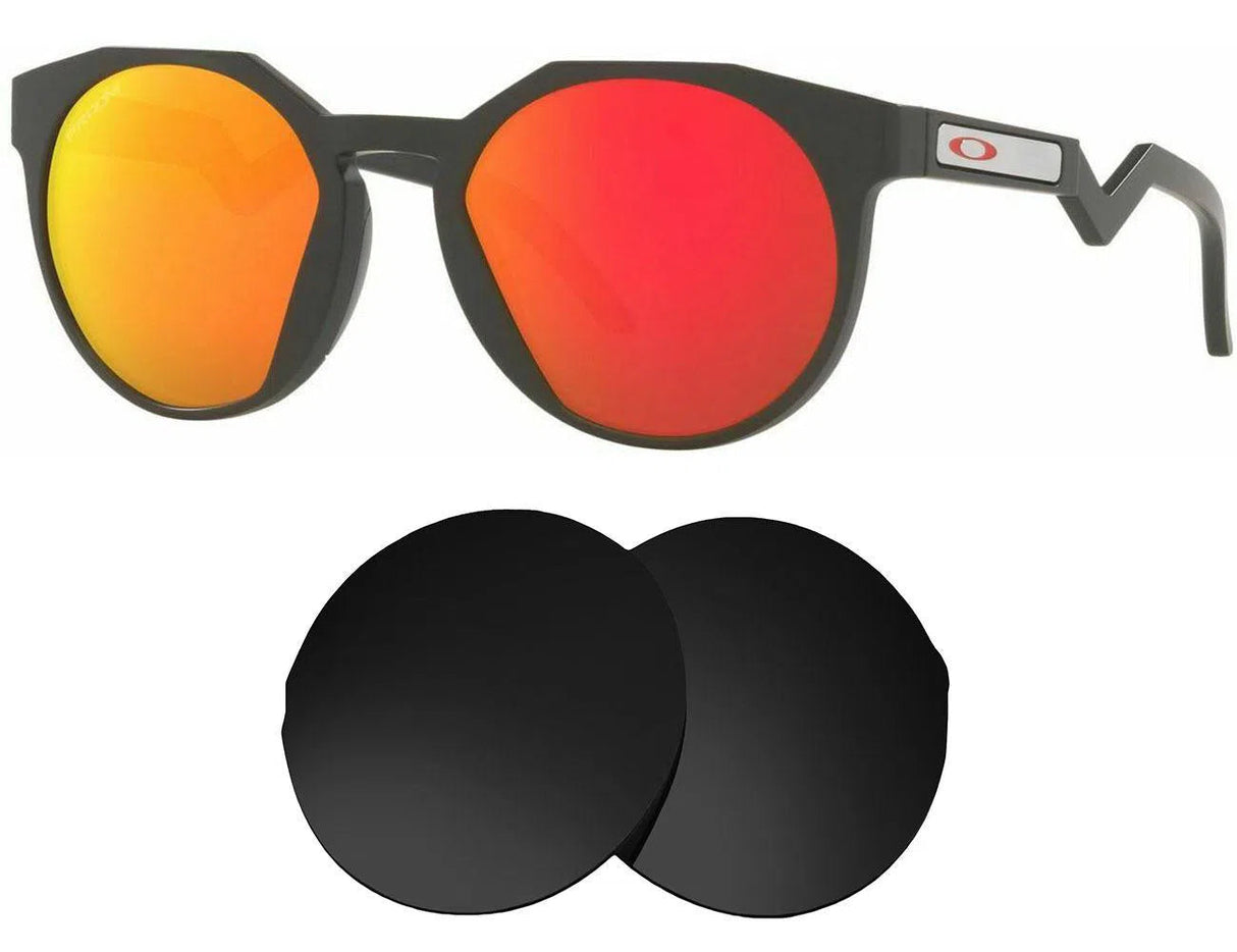 Oakley HSTN (Low Bridge Fit)-Replacement Lenses-Volcanic Black-Non-Polarized-Seek Optics