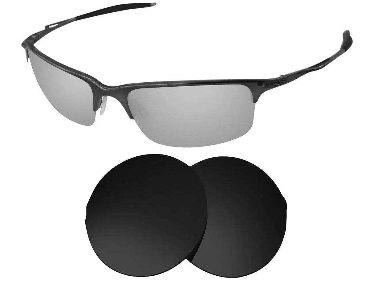 Oakley Half Wire 2.0-Replacement Lenses-Volcanic Black-Non-Polarized-Seek Optics