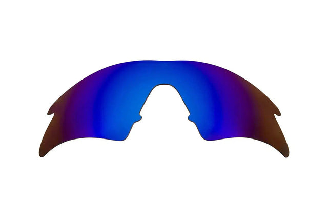Oakley M Frame Hybrid-Replacement Lenses-Arctic Blue Mirror-Standard Polarized - Eliminate Glare-Seek Optics