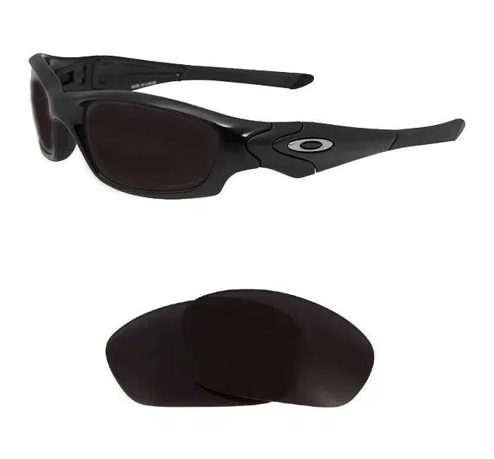Oakley New Straight Jacket II-Replacement Lenses-Volcanic Black-Non-Polarized-Seek Optics