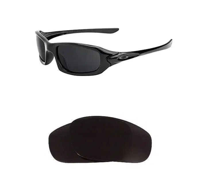 Oakley Original Fives (2009)-Replacement Lenses-Volcanic Black-Non-Polarized-Seek Optics