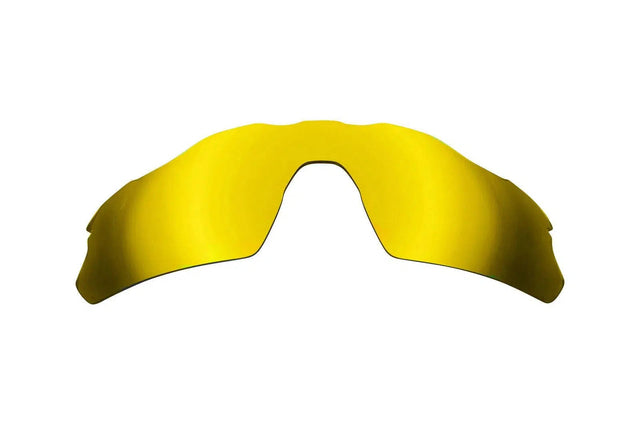 Oakley Radar EV Pitch-Replacement Lenses-Pure Gold Mirror-Standard Polarized - Eliminate Glare-Seek Optics