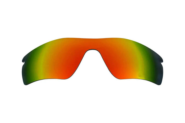 Oakley Radar Pitch (Asian Fit)-Replacement Lenses-Fire Red Mirror-Standard Polarized - Eliminate Glare-Seek Optics