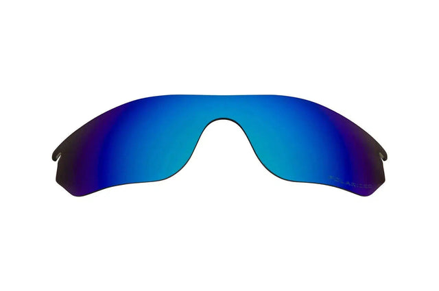 Oakley Radarlock Edge (Low Bridge Fit)-Replacement Lenses-Arctic Blue Mirror-Standard Polarized - Eliminate Glare-Seek Optics