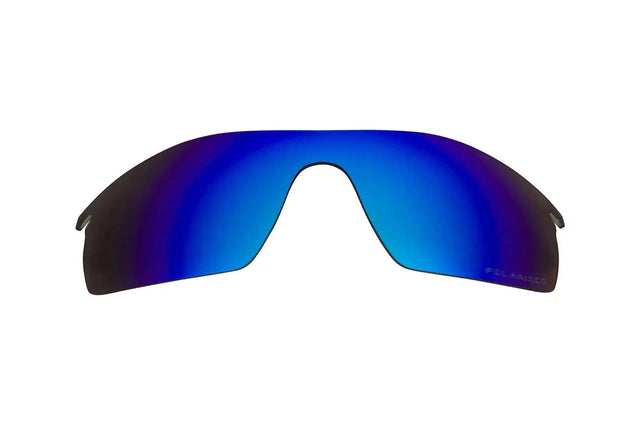 Oakley Radarlock Pitch (Low Bridge Fit)-Replacement Lenses-Arctic Blue Mirror-Standard Polarized - Eliminate Glare-Seek Optics