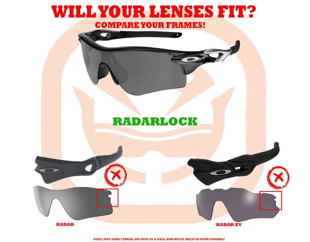 Oakley Radarlock Series-Rubber Kit-Seek Optics
