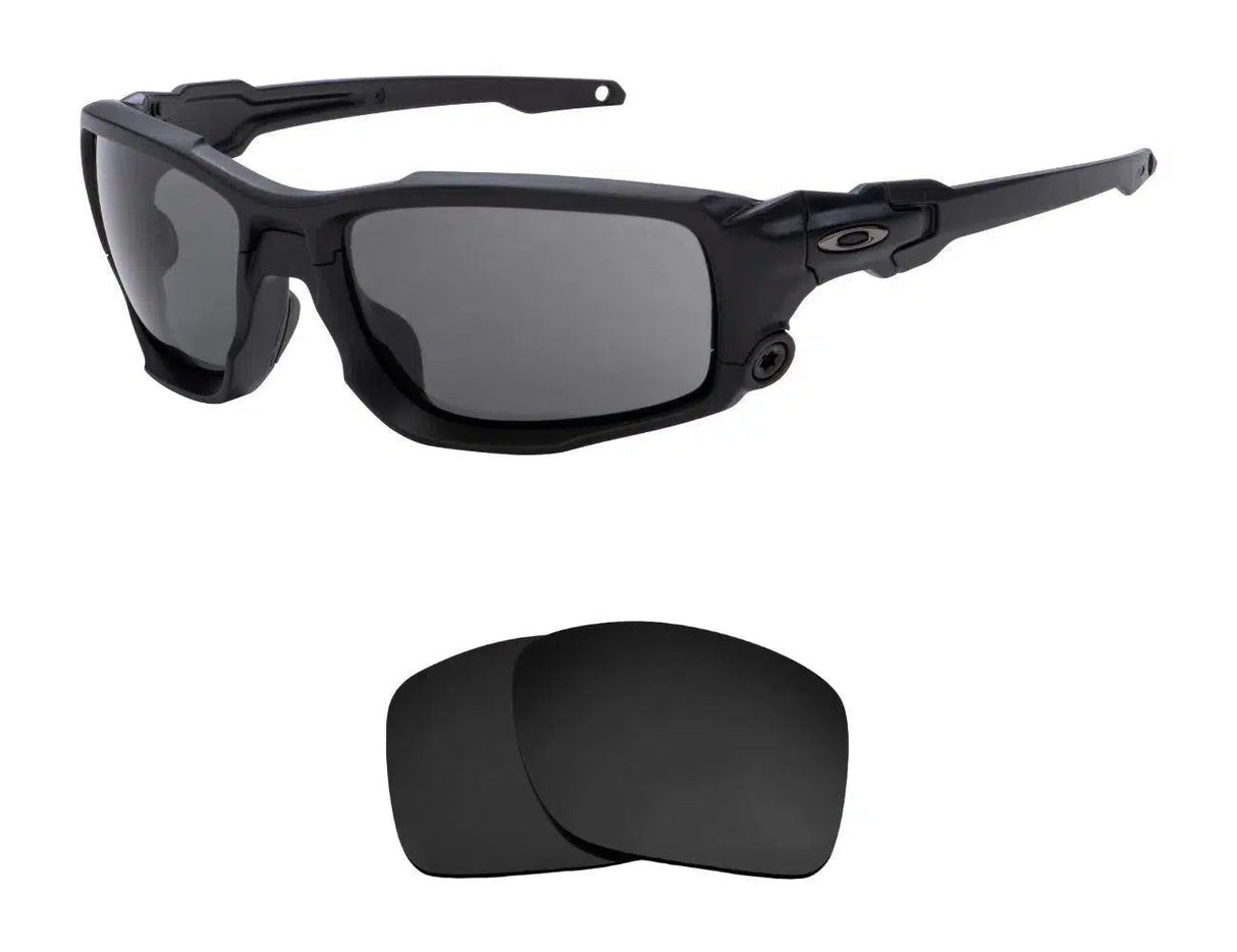 Oakley SI Shocktube-Replacement Lenses-Volcanic Black-Non-Polarized-Seek Optics