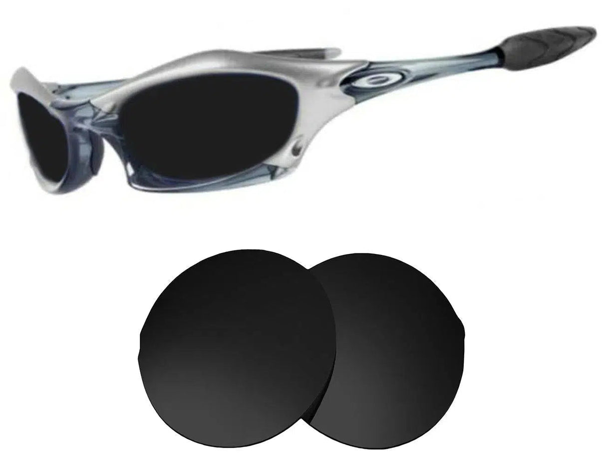 Oakley Splice (Low Bridge)-Replacement Lenses-Volcanic Black-Non-Polarized-Seek Optics