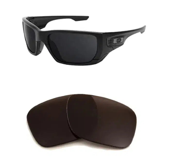 Oakley Style Switch-Replacement Lenses-Volcanic Black-Non-Polarized-Seek Optics