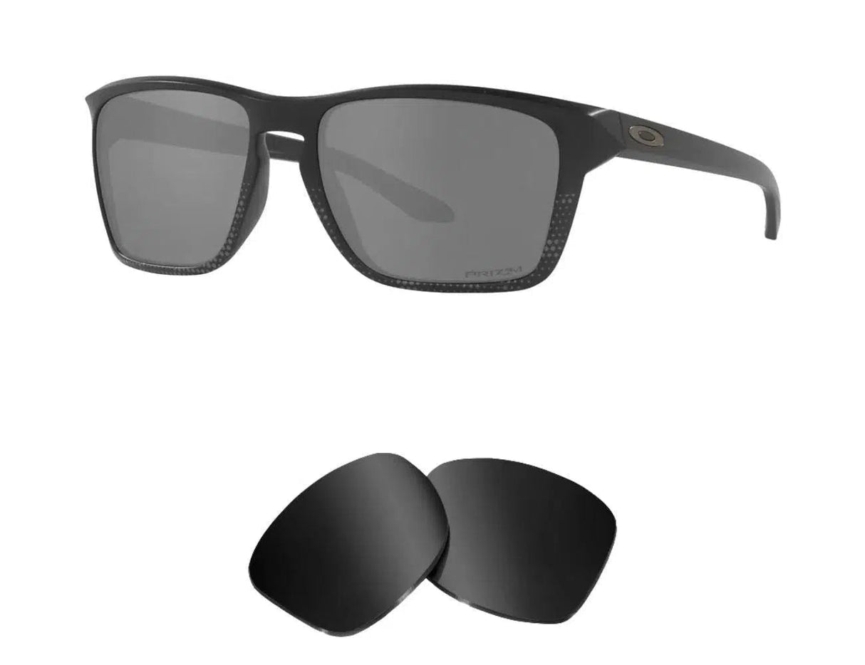 Oakley Sylas (Low Bridge)-Replacement Lenses-Volcanic Black-Non-Polarized-Seek Optics