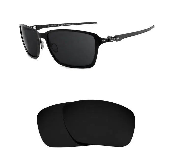 Oakley Tincan Carbon-Replacement Lenses-Volcanic Black-Non-Polarized-Seek Optics