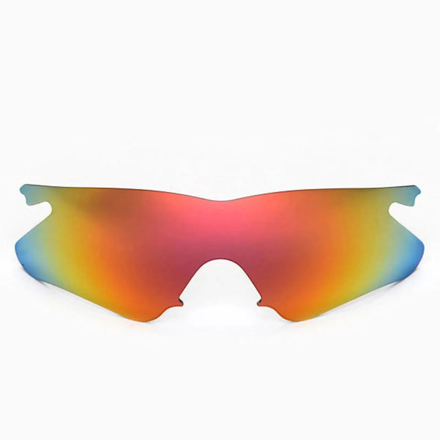 Oakley Vented M Frame Sweep-Replacement Lenses-Fire Red Mirror-Standard Polarized - Eliminate Glare-Seek Optics
