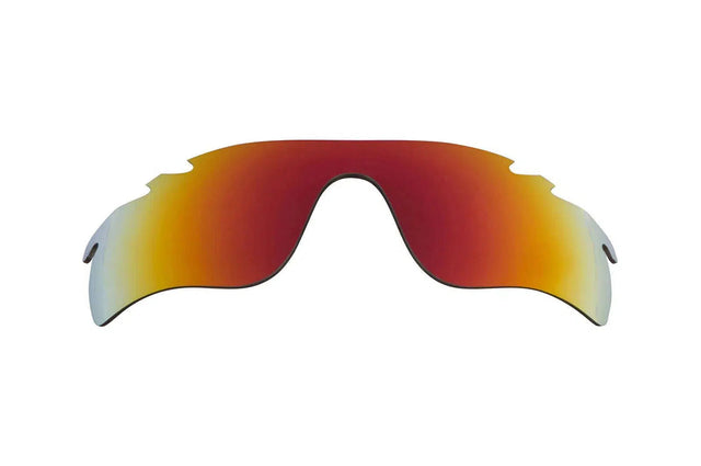Oakley Vented Radar Path-Replacement Lenses-Fire Red Mirror-Standard Polarized - Eliminate Glare-Seek Optics