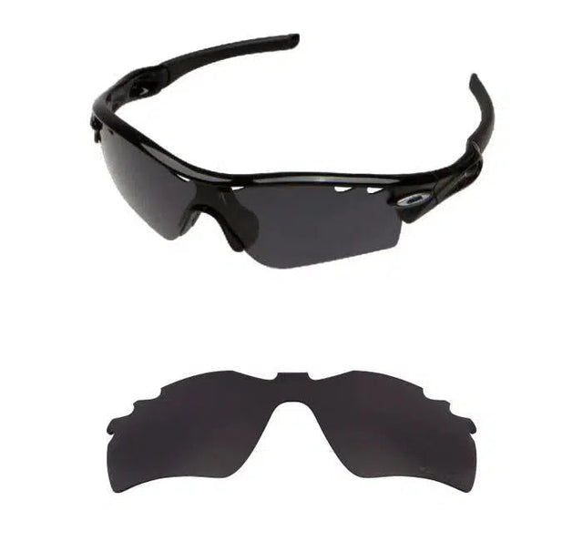 Oakley Vented Radar Path-Replacement Lenses-Volcanic Black-Non-Polarized-Seek Optics