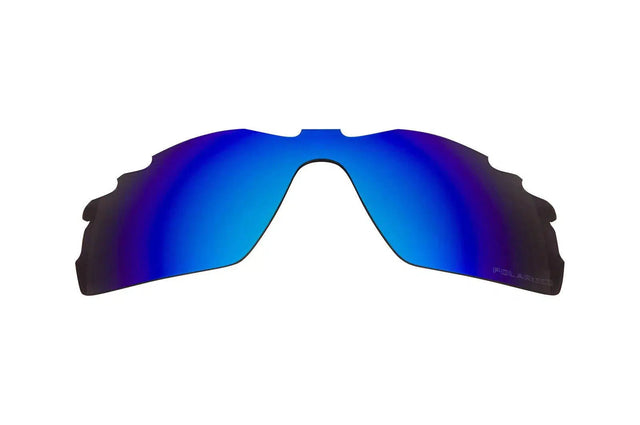 Oakley Vented Radar Pitch-Replacement Lenses-Arctic Blue Mirror-Standard Polarized - Eliminate Glare-Seek Optics