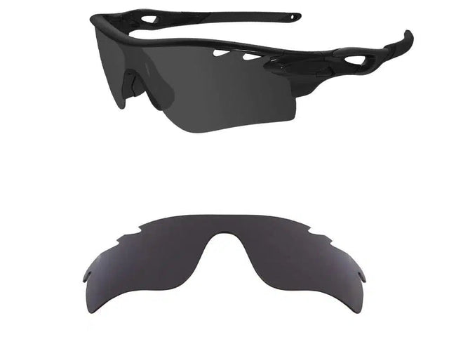 Oakley Vented Radarlock Path-Replacement Lenses-Volcanic Black-Non-Polarized-Seek Optics