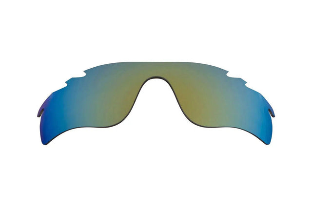 Oakley Vented Radarlock Pitch-Replacement Lenses-Nebula Green Mirror-Standard Polarized - Eliminate Glare-Seek Optics