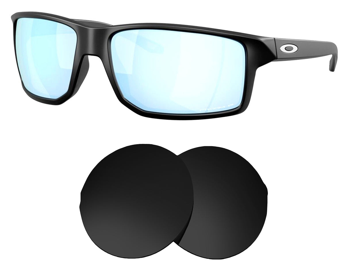 Oakley Gibston XL (61mm)-Replacement Lenses-Volcanic Black-Non-Polarized-Seek Optics