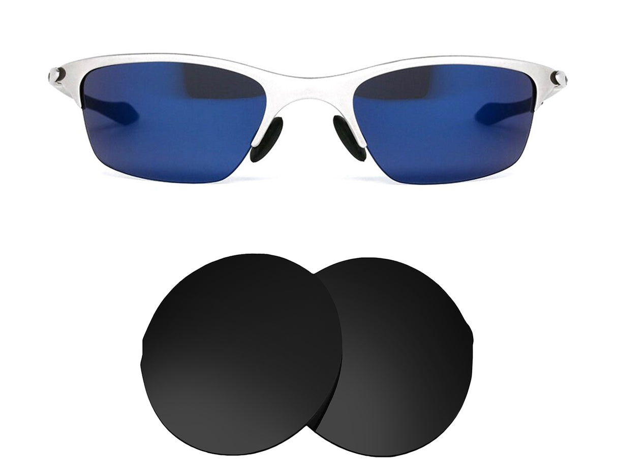 Oakley Half Wire (2002)-Replacement Lenses-Volcanic Black-Non-Polarized-Seek Optics