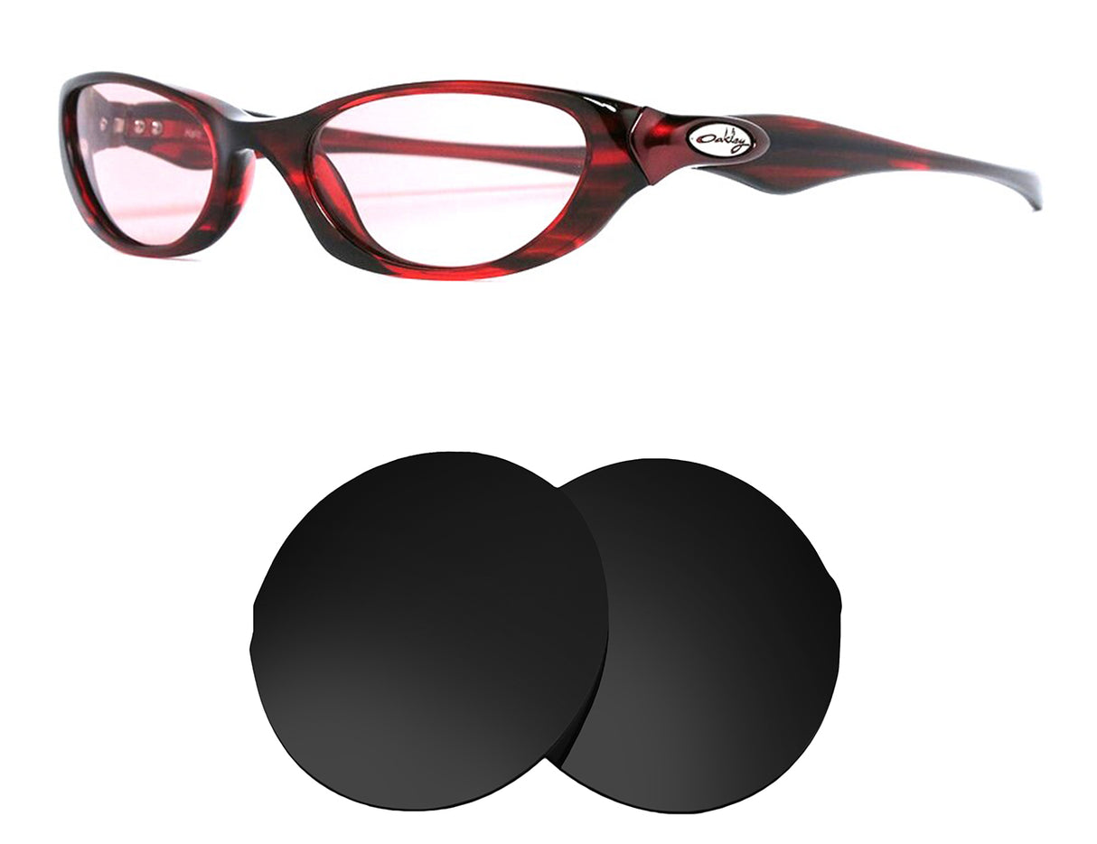 Oakley Halo (Vintage)-Replacement Lenses-Volcanic Black-Non-Polarized-Seek Optics