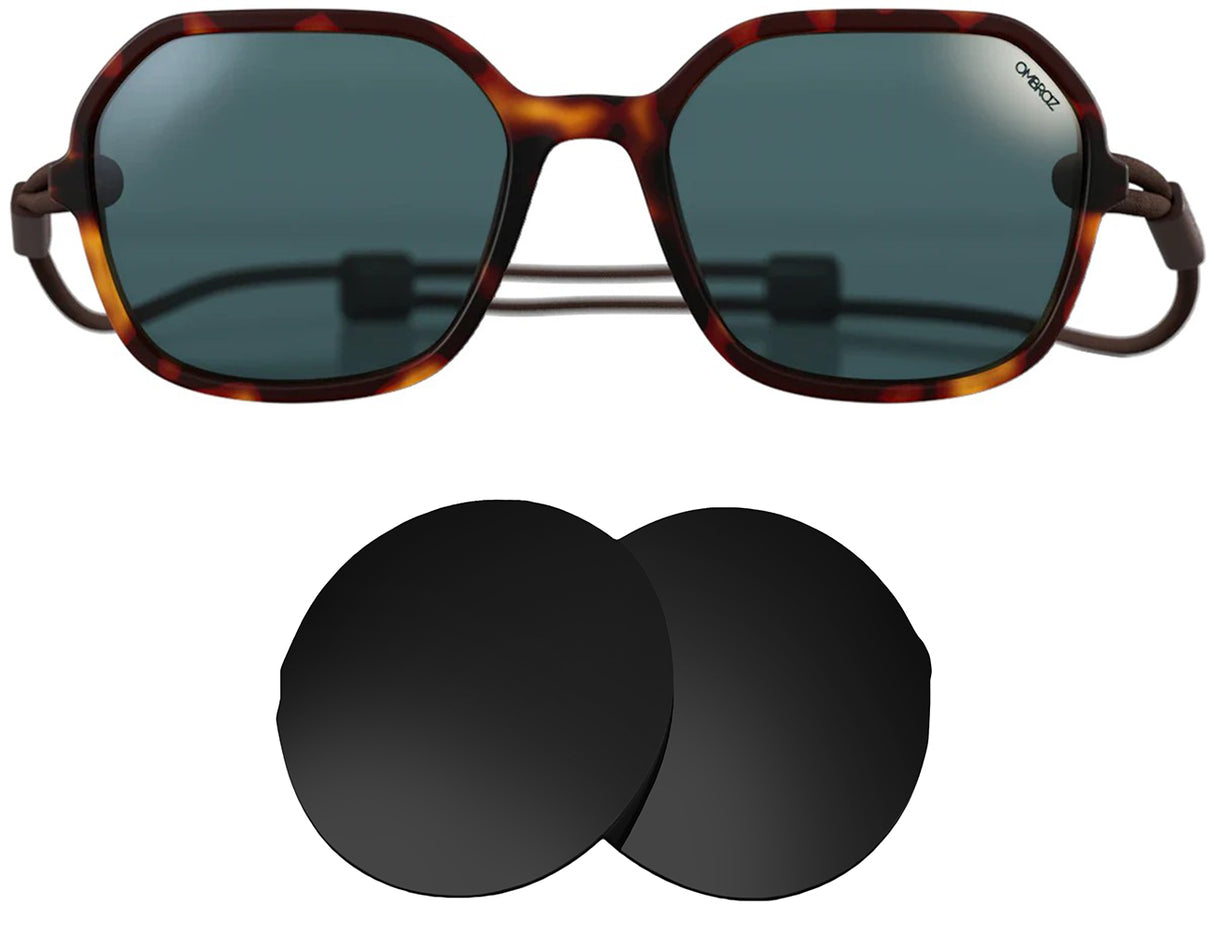 Ombraz Cammina-Replacement Lenses-Volcanic Black-Non-Polarized-Seek Optics